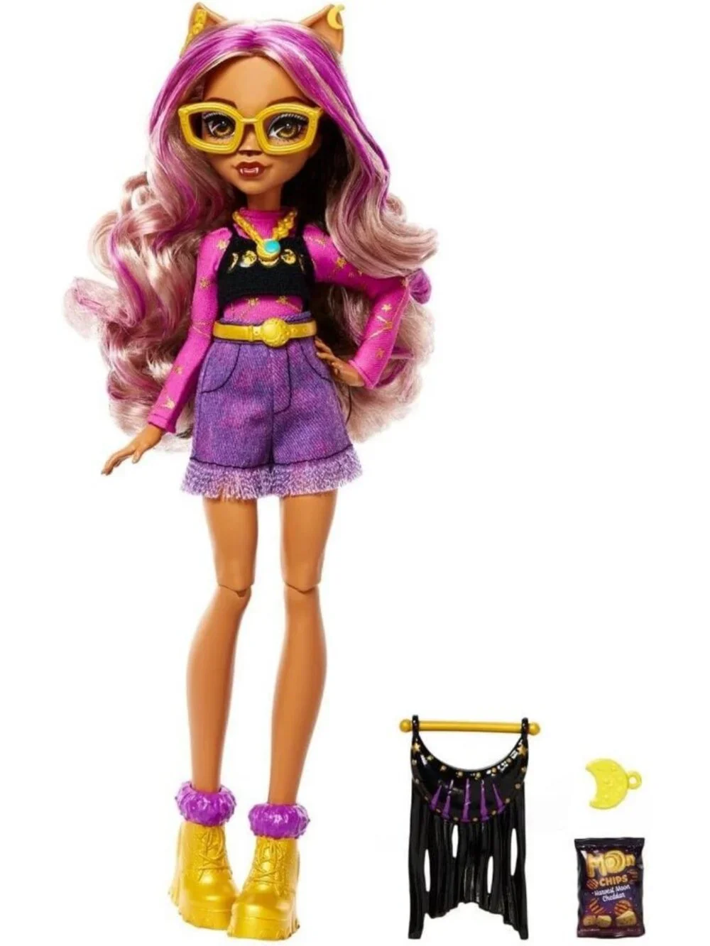 Clawdeen Wolf Doll - Monster High Fashion Toy, Fun Accessories, Collectible Gift